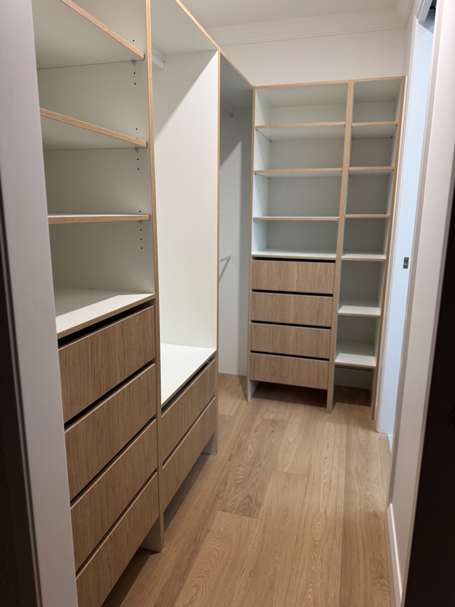 Custom wardrobe joinery completed by Autograph Kitchens and Bathrooms