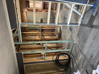Autograph renovation framing and construction