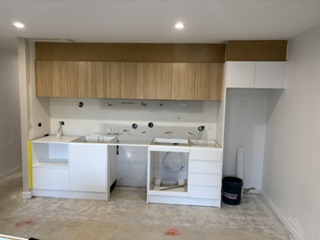 Autograph kitchen cabinetry nearing completion